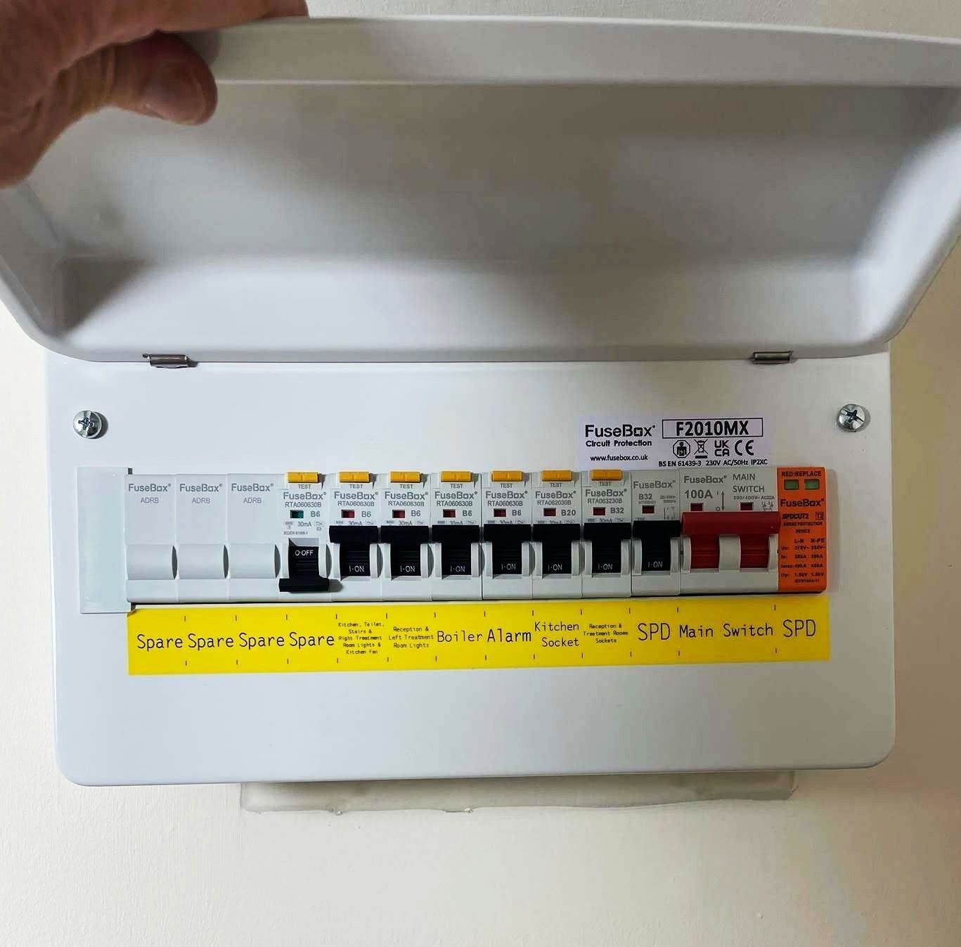 Consumer unit upgrade in East Riding